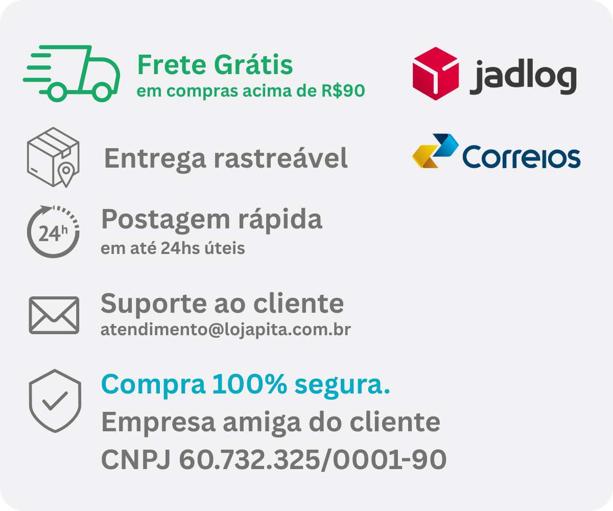 Frete Grátis acima de R$90